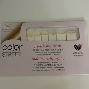 Color street French manicure city of love nail strips